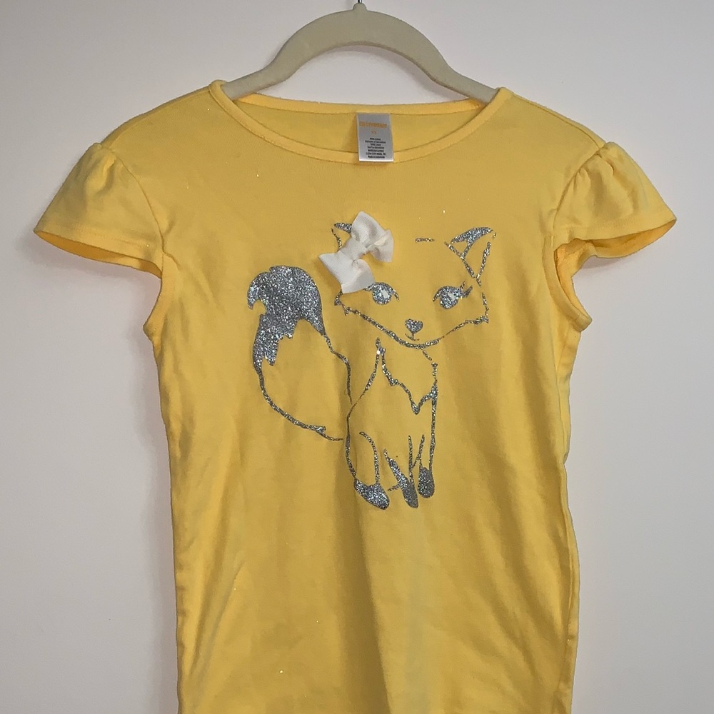 Yellow cotton tee